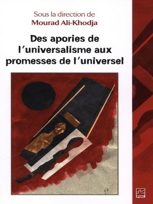 cover image of Des apories de l'universalisme aux promesses de l'universel